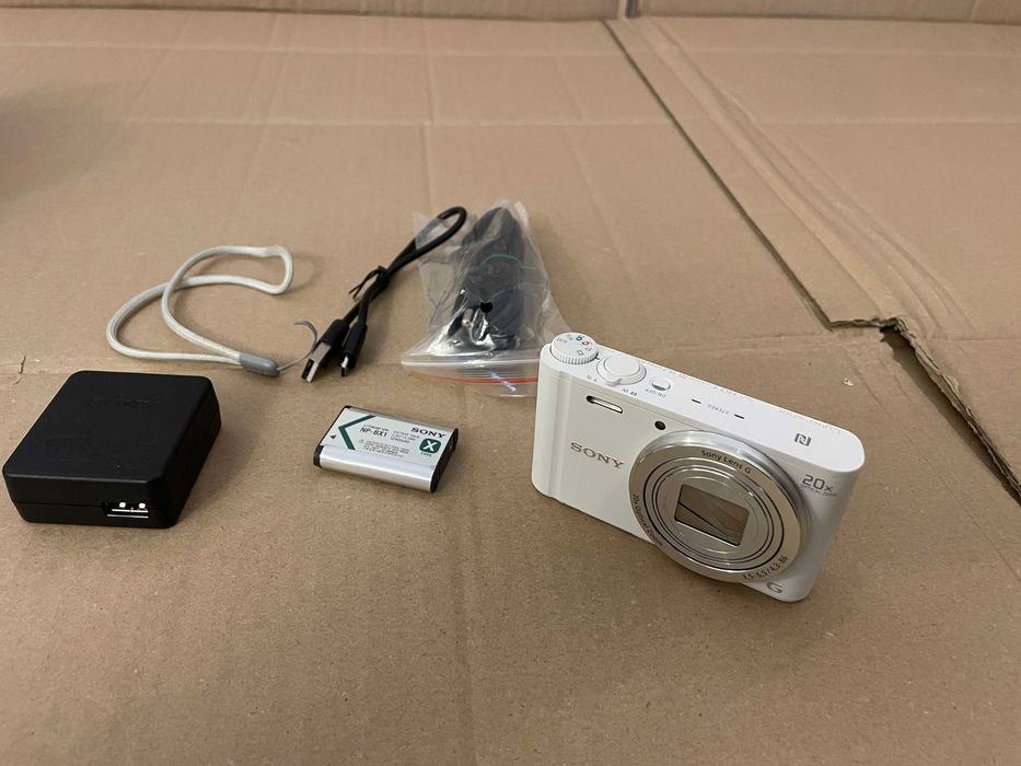 Aparat cyfrowy SONY Cyber-shot DSC-WX350 BIAŁY WiFi NFC 18Mpx x20 HDR fullHD Gwarancja !