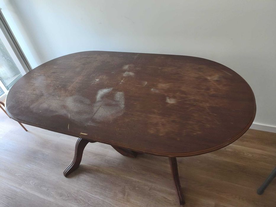 Mesa de Jantar Antiga 6/8 Lugares