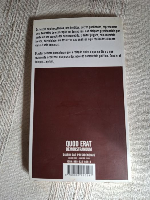 Quod Erat Demonstrandum Diário das Presidenciais José Pacheco Pereira