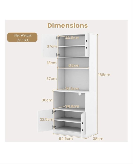 Szafka kuchenna biała