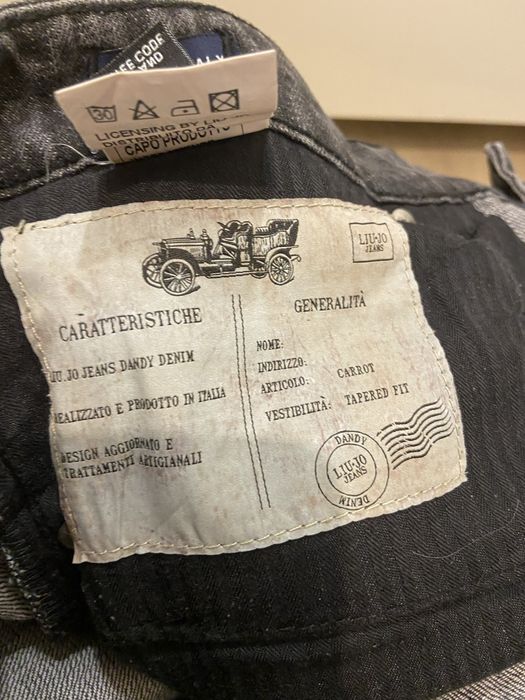 Spodnie dzisny Liu Jo rozmiar L 34/48 szare przetarcia