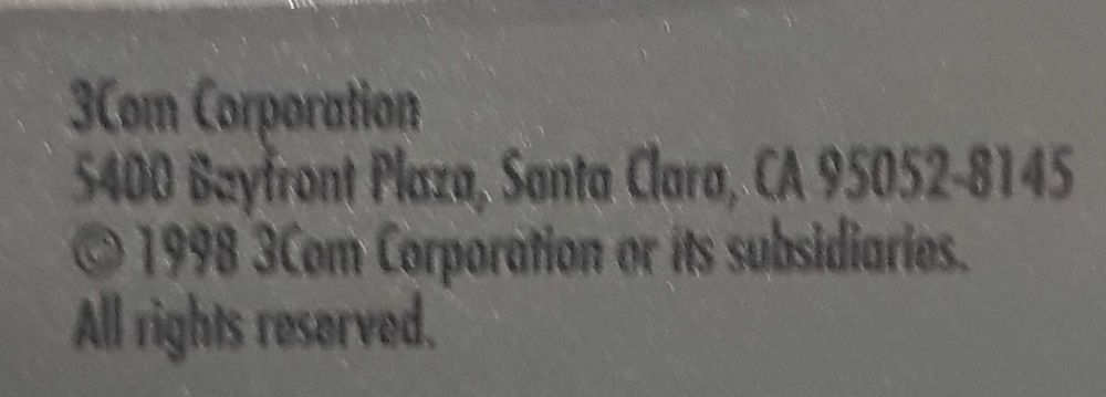 Modem externo 3Com US Robotics 56K Message