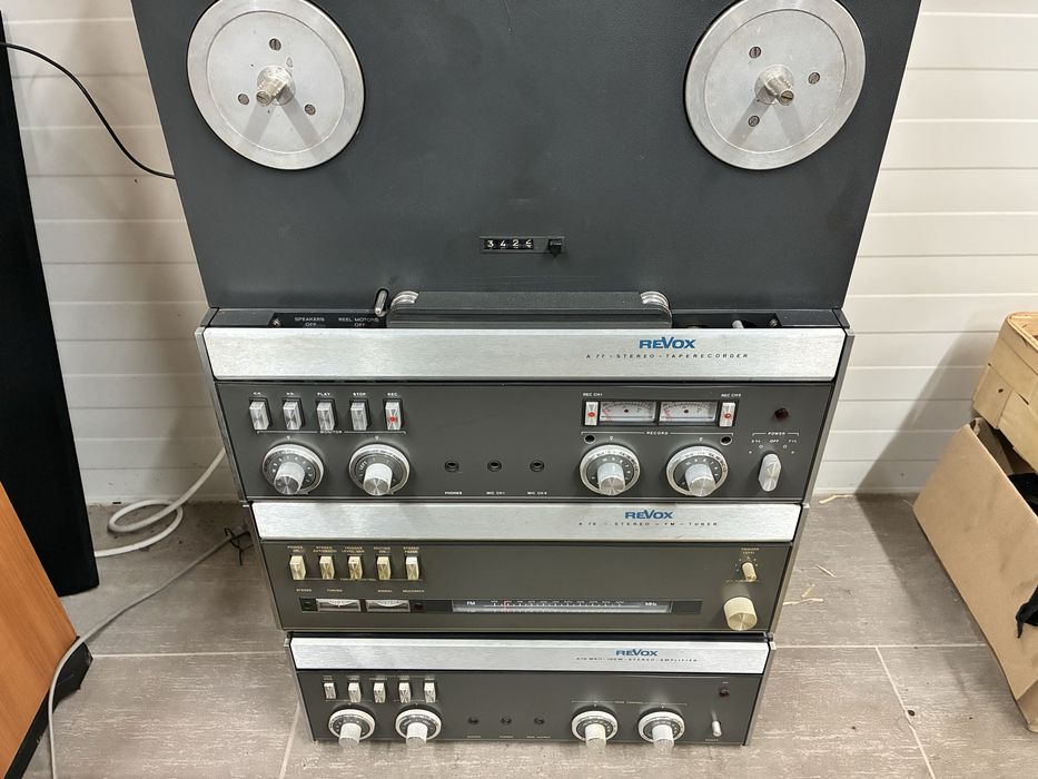Zestaw Revox A76 A77 tuner plus kolumny