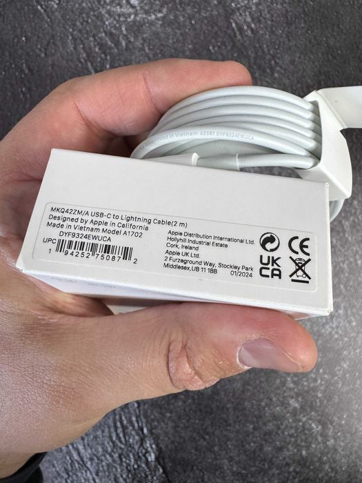 Кабель Lightning to USB-C 2м Original iPhone Айфон оригинал Гарантія