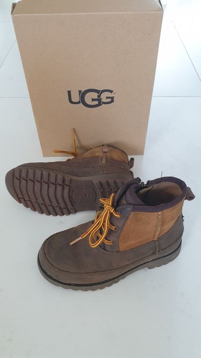 UGG botki jesienne skóra naturalna wełna 31