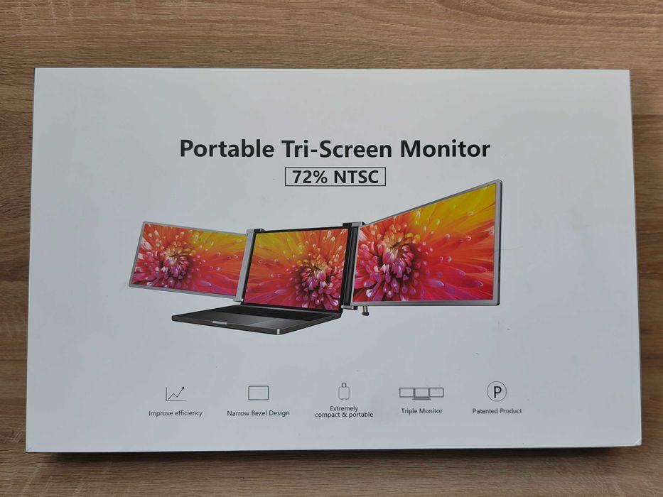 Monitor Dual-Screen Tri Screen Extender FullHD + torba