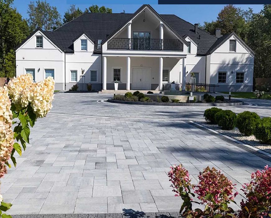 Kostka brukowa VISIO impregnowana kalcyt kremowo-beżowy Bruk-bet