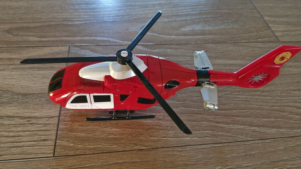 Robot transformer helikopter metalowy