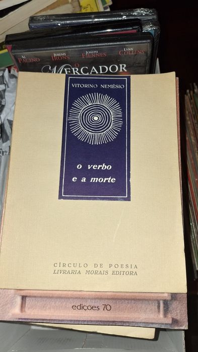 Vitorino Nemésio o verbo e a morte 1 edição José Escada