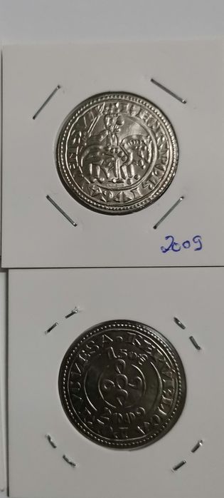 Moedas UNC de coleção de 1,5€ de Portugal