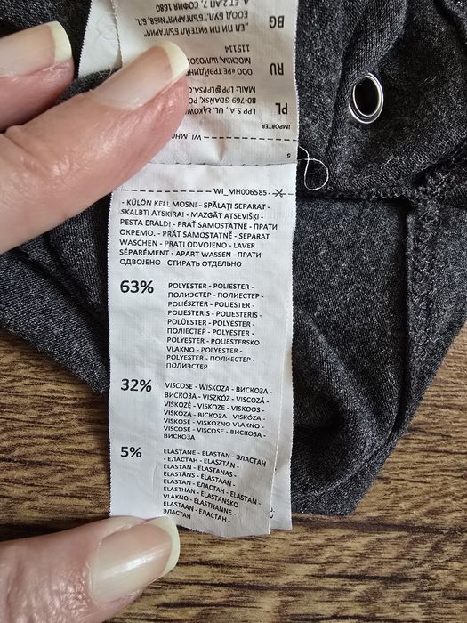 Bluzka szara, Mohito, XS, asymetryczna