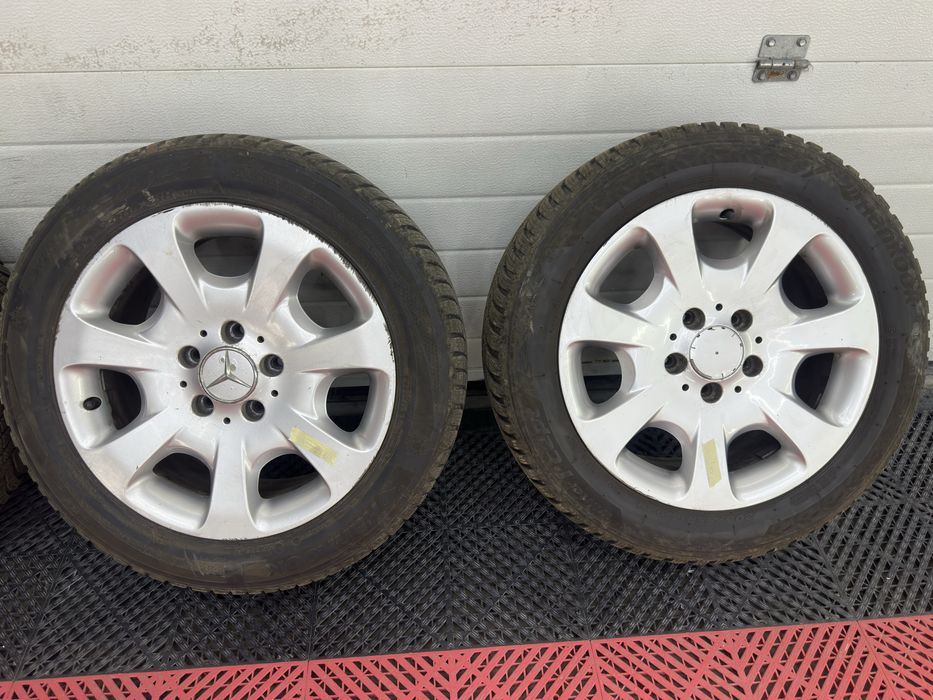 Koła 16 cali z oponami zimowymi Hankook Mercedes w203