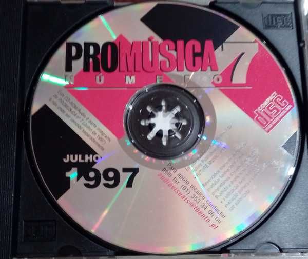 CD revista Promúsica 7 - Julho de 1997