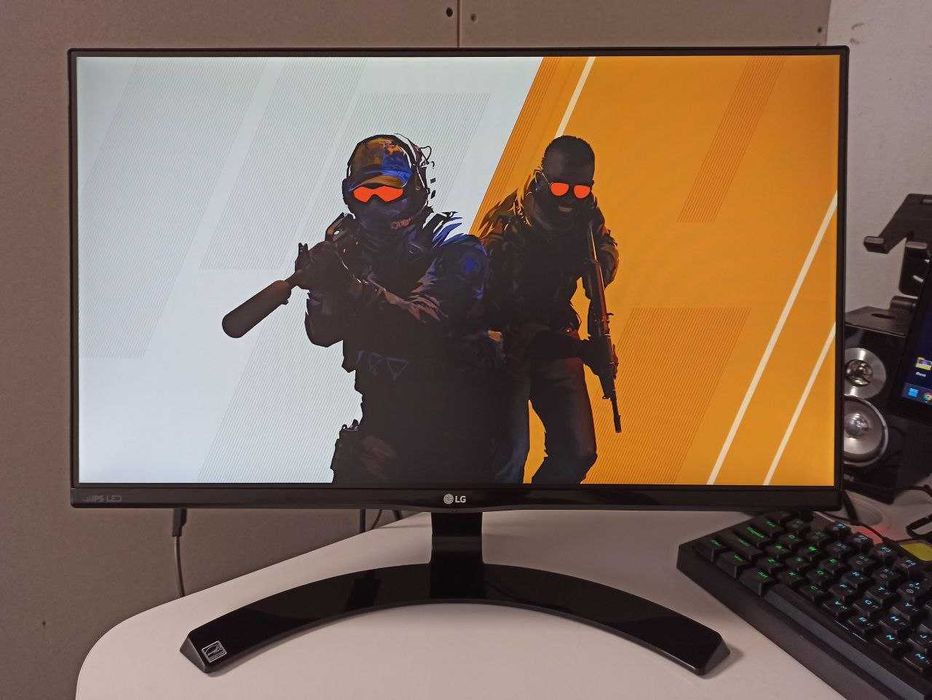 Монитор 23" LG 23MP68VQ-P / IPS / Full HD / Безрамочный + HDMI кабель