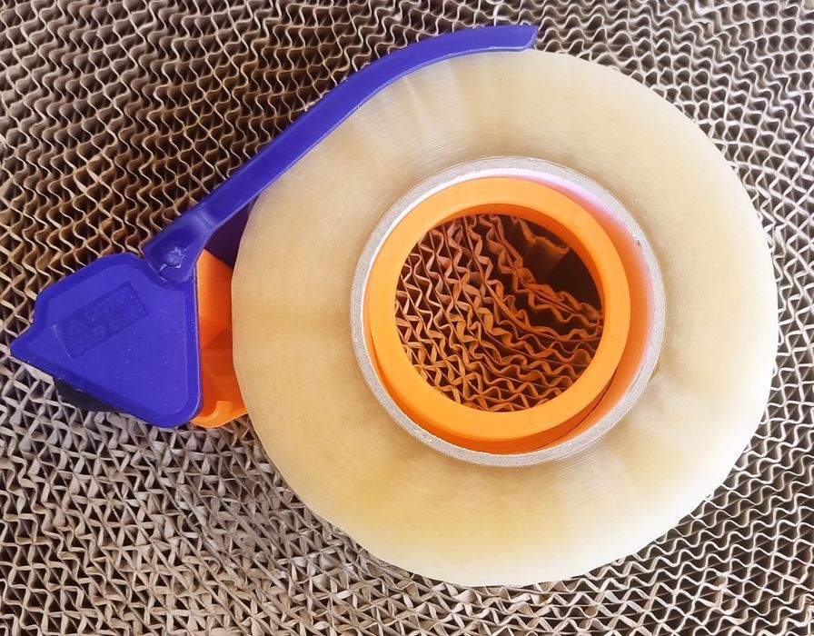 Діспенсер для скотчу 48 мм, 72 мм размотчик для скотча пластиковый