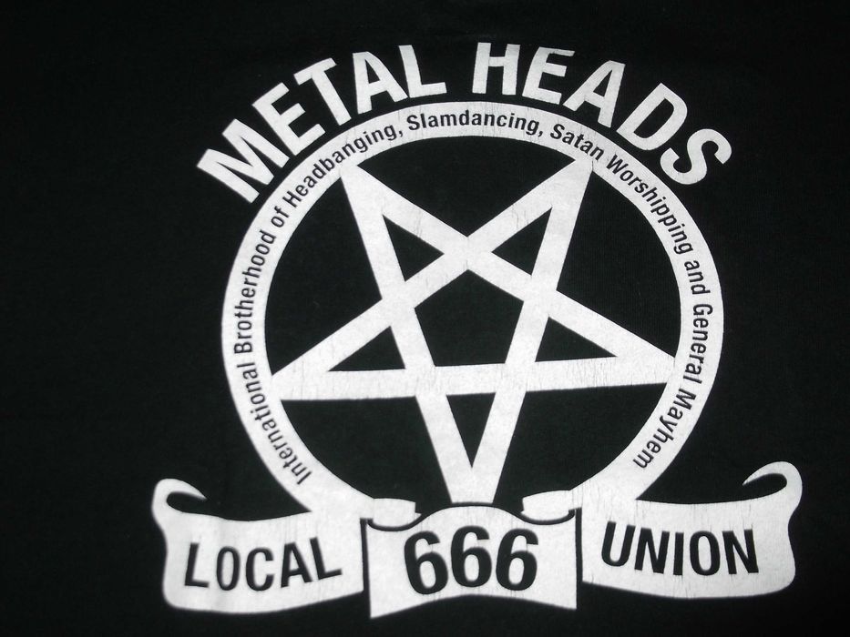 Vendo t-shirt "Metalheads crest"