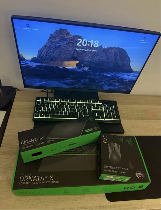 Computador lenovo ALL IN ONE + KIT GAMER RAZER