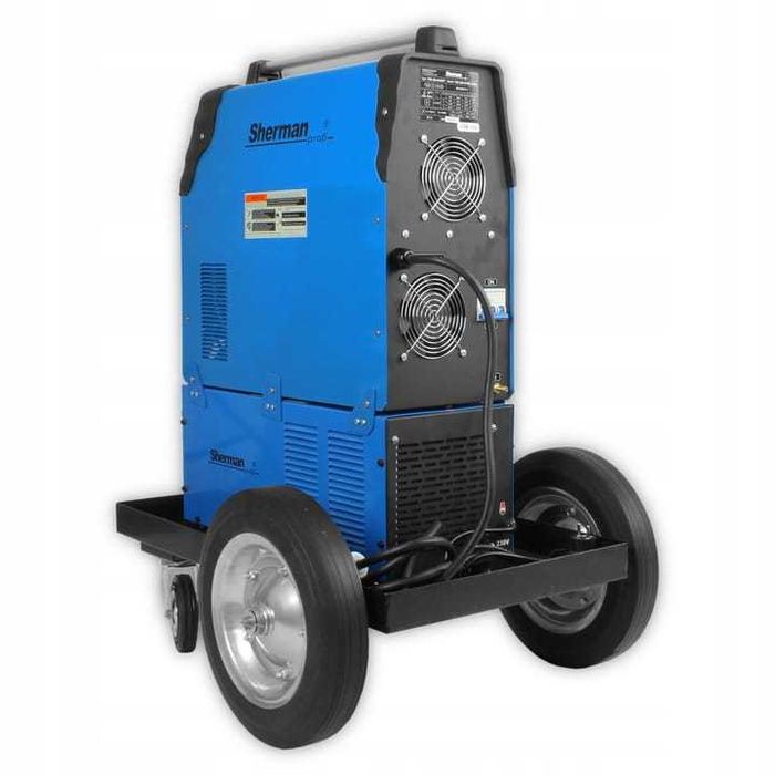 Máquina soldar Sherman TIG 320 CA/CC Pulsado + refrigerador + carrinho