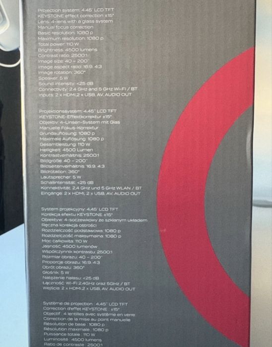 Projektor overmax