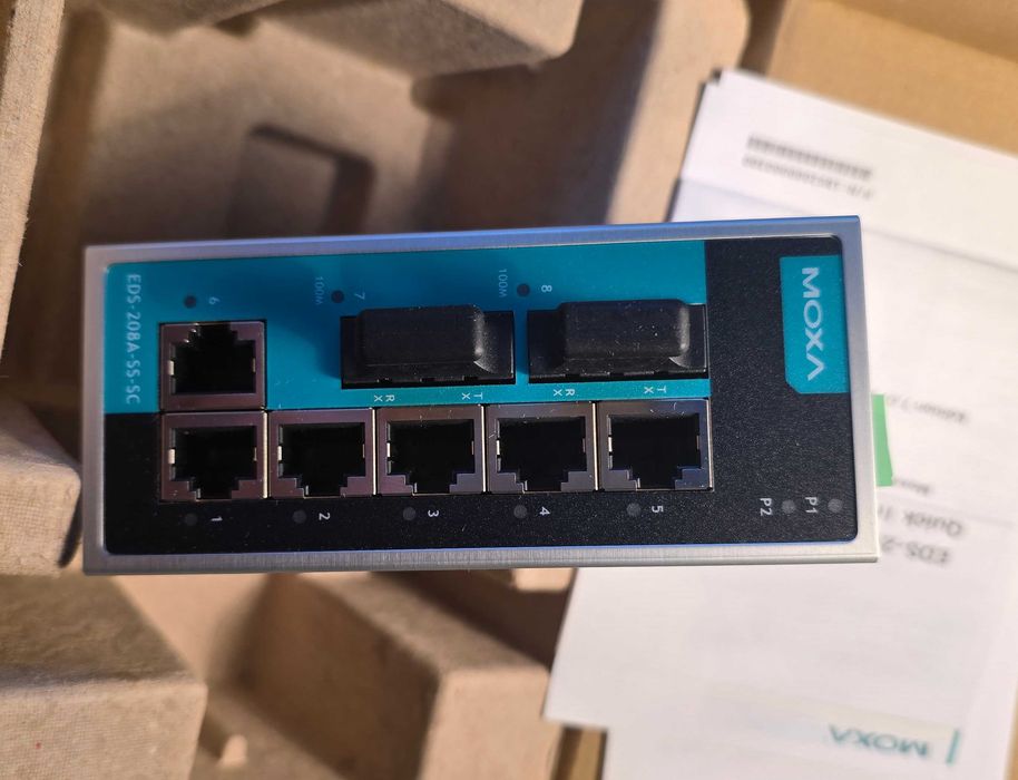 Switch Moxa EDS-208A-SS-SC-T Nowy