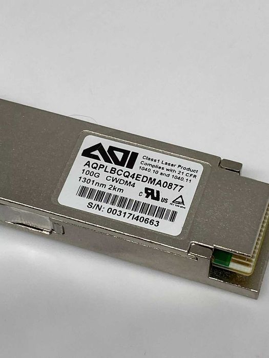 Модуль оптичний QSFP28 100Гбіт/с AOI AQPLBCQ4EDMA0877 100G 1310NM 2km