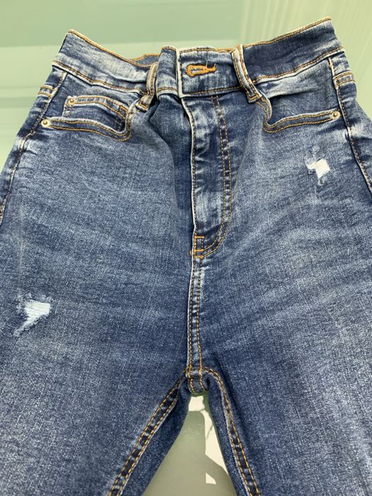 Calcas de ganga Pull & Bear 36 bom estado