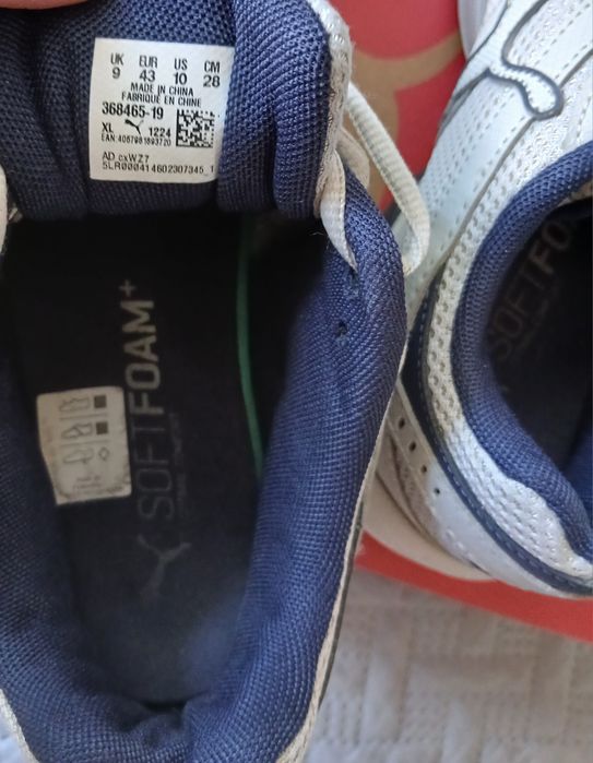 Чоловічі кросівки Puma Axis Ash Grey Navy 368465-19 роз 43