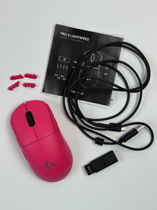 Бездротова миша Logitech G PRO 2 LIGHTSPEED Pink (‎910-007309)