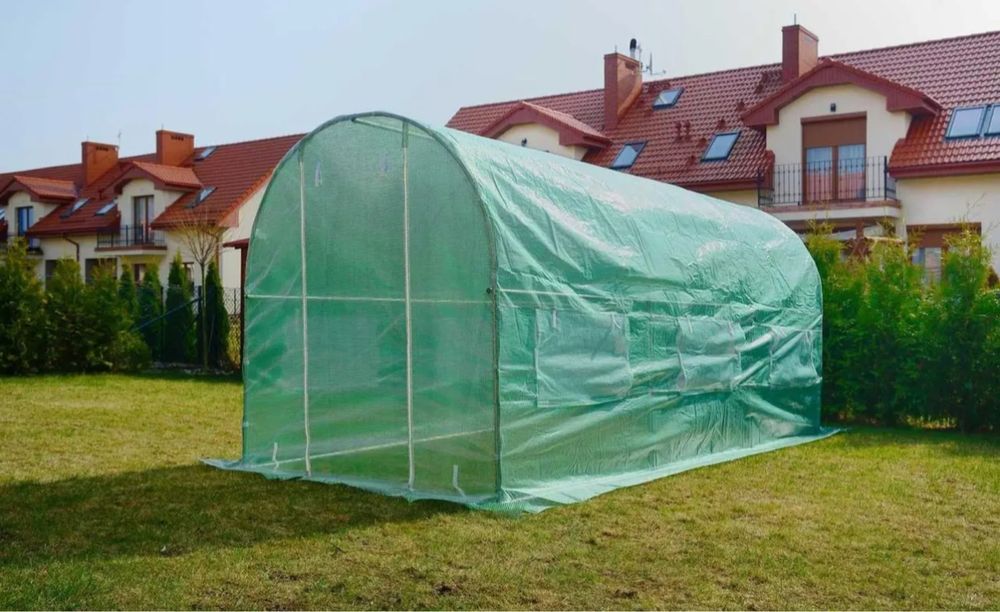 АКЦІЯ! Теплиця парник тепличка садова з вікнами та плівкою Польща