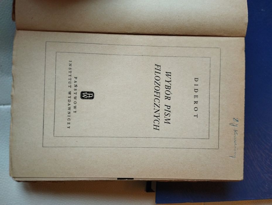Diderot wybór pism filozofiicznych