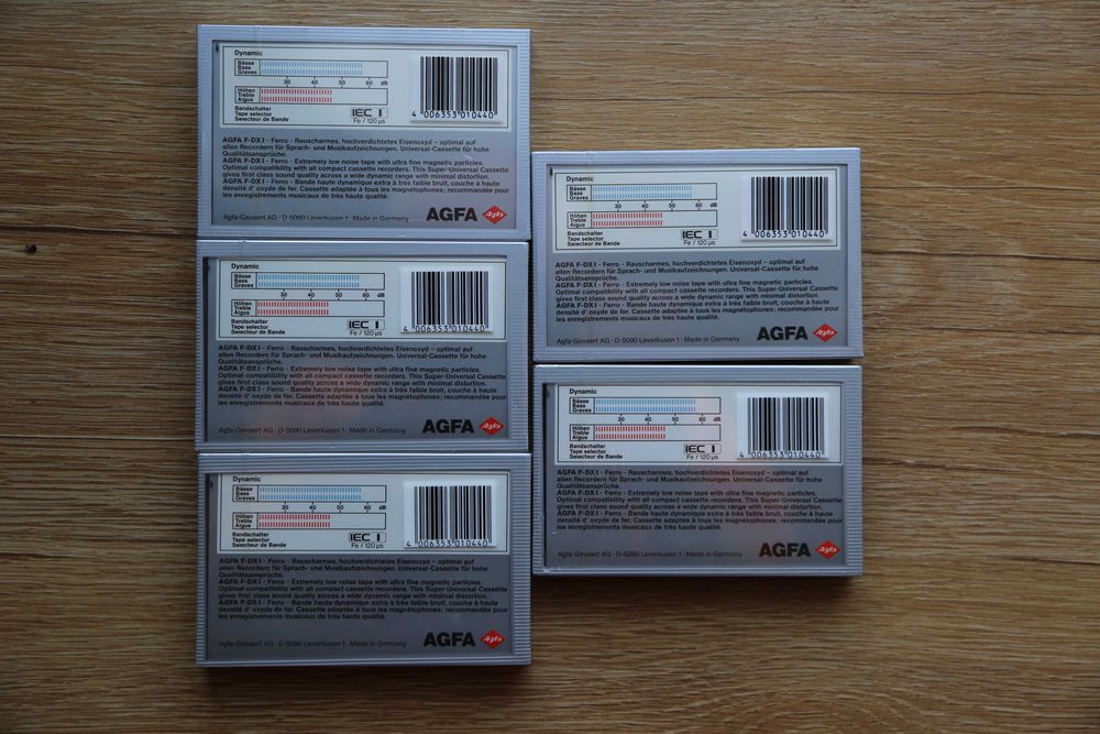 Kasety AGFA f-DXI