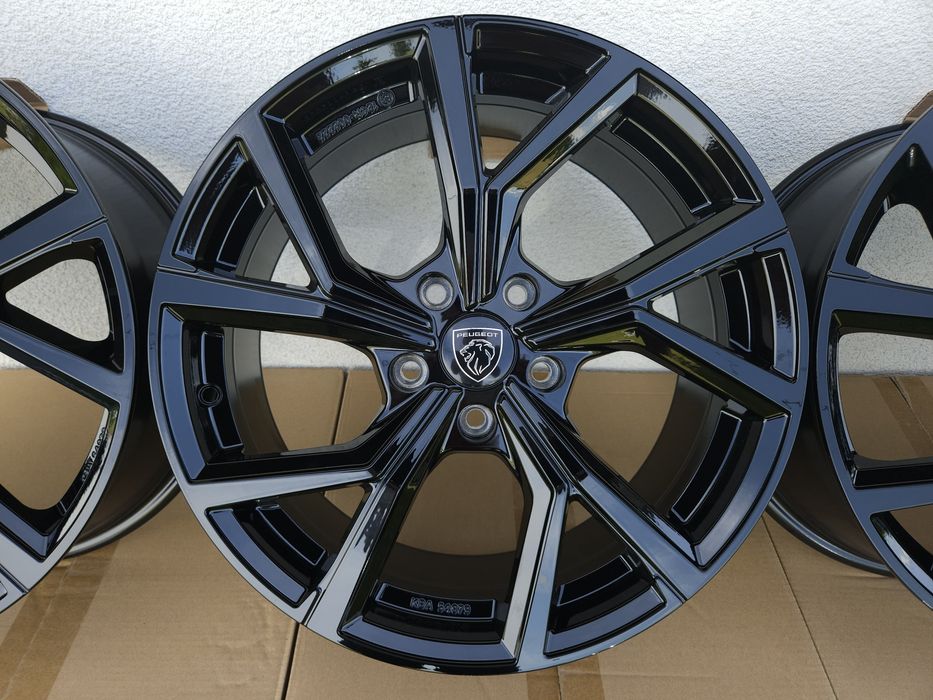 Peugeot 18 " Nowe 5x108 Felgi 308 / 3008/ 5008 / 508 Czarne Alufelgi
