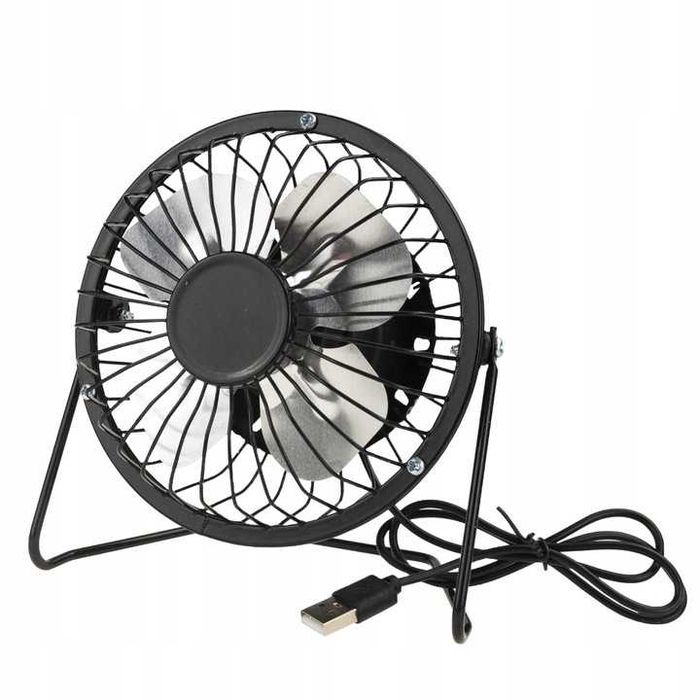 KOMPAKTOWY Wentylator stojący biurowy stołowy do domu biura wiatraczek