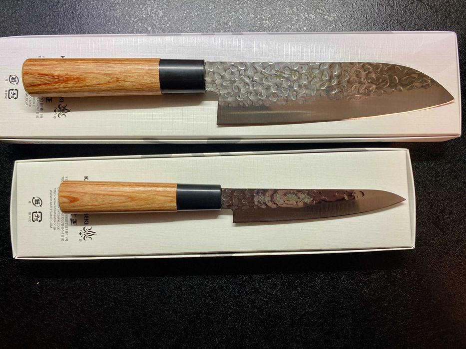 Японські кухонні ножі Kanetsune, Сантоку, Петті. Оригінал