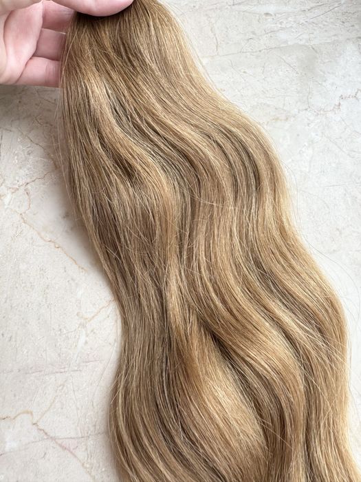 Włosy dziewicze polskie blond 47 cm 107 gram