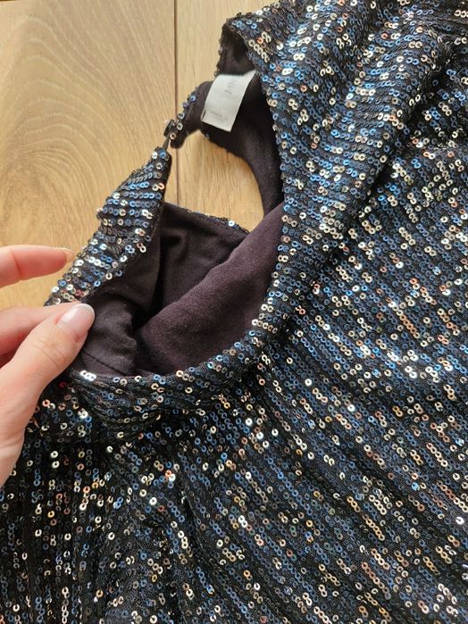 Sukienka cekinowa 146/152