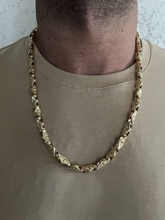 złoty łańcuszek versace super model złoto 14k 585
