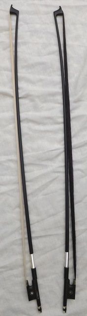 Arco de violino de fibra de carbono