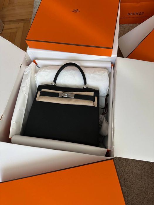 Сумка Hermes Kelly 28 Epsom Ручна робота повний комплект бутика Епсом