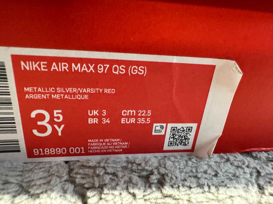 buty damskie trampki sportowe nike air max 97 qs 35,5