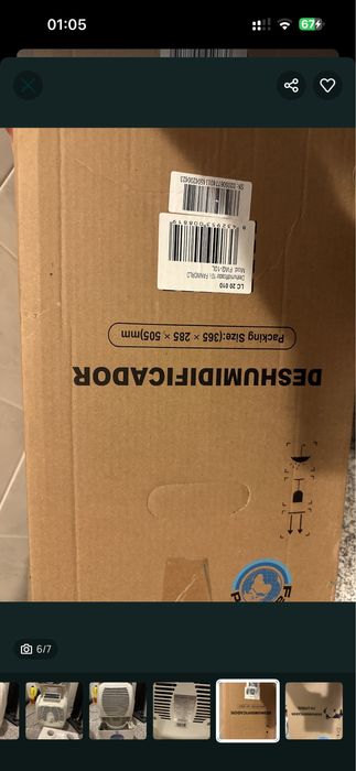 Desumidificador 10 litros - impecável