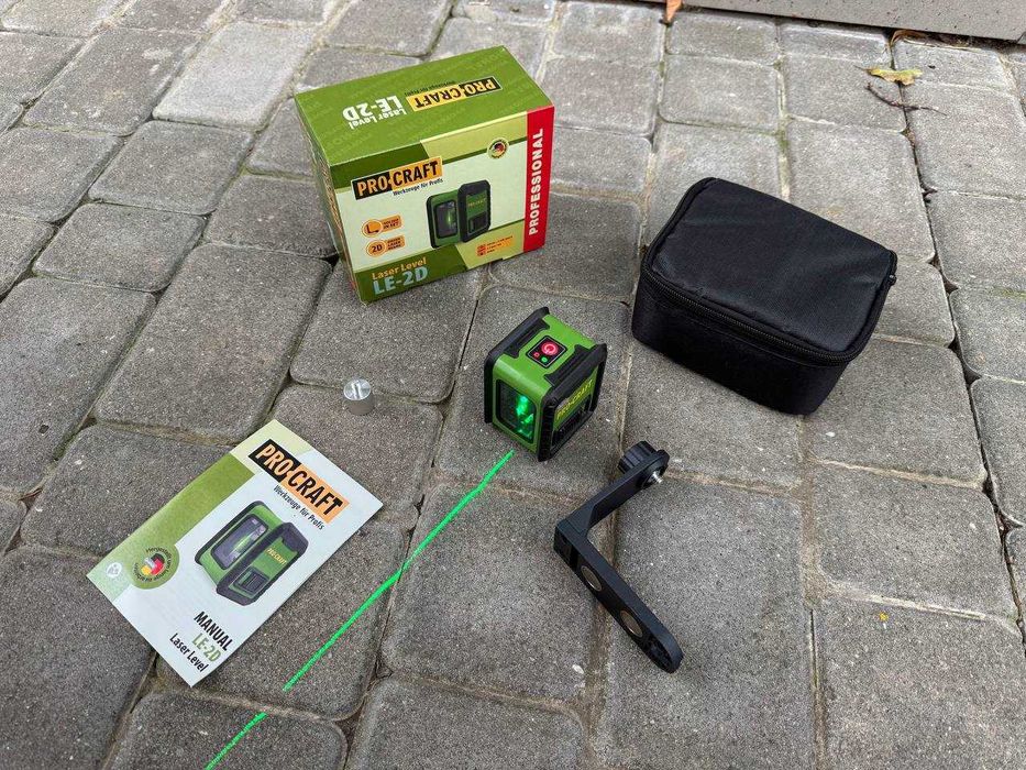 Точний Лазерний рівень Procraft + Штатив 1,15м + Перехідник + Гарантія