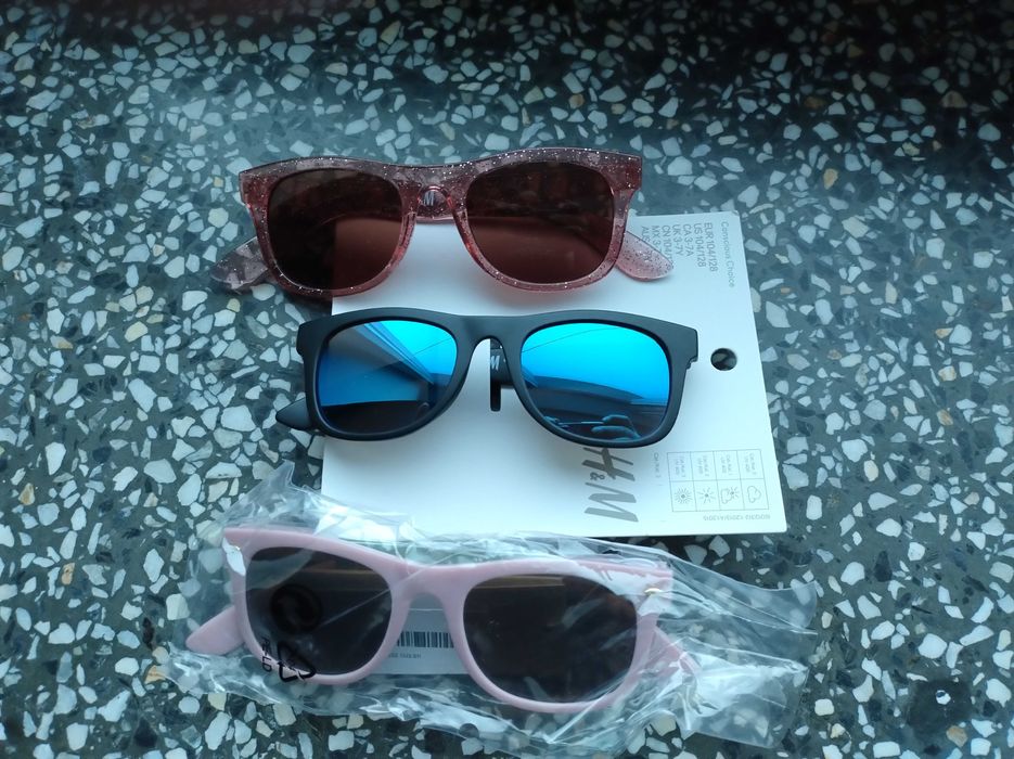 3 okulary dziecięce H&M