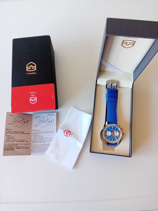 Relógio Mecânico Tophill Corda Manual Seagull ST1901