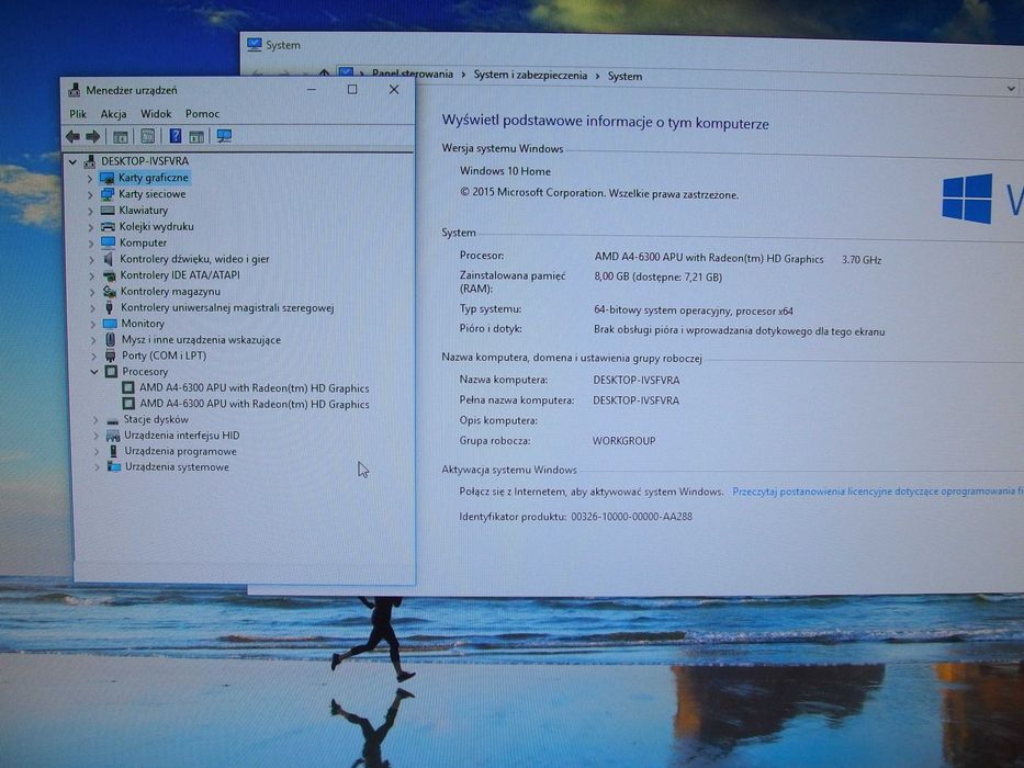 MSI A55M-E33 micro ATX płyta główna procesor AMD A4-6300 8GB RAM HDMI
