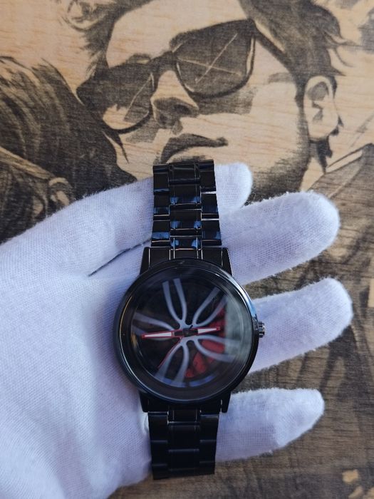 Relógio Spinning Wheel Desportivo em aço inoxidável.