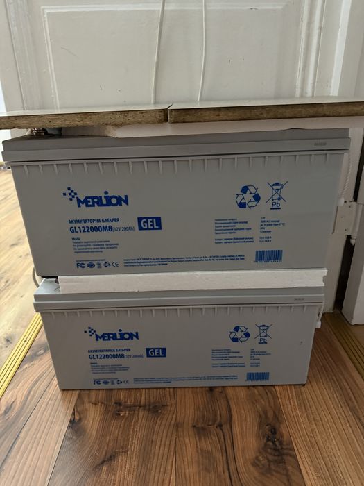 Gel Аккумулятор Merlin GL 122000M8, 12 V 200Ah