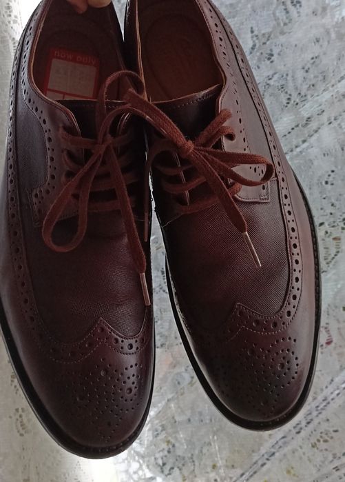 Класичні фірмові  туфлі Clarks - "броги". Натуральна шкіра 44 розмір