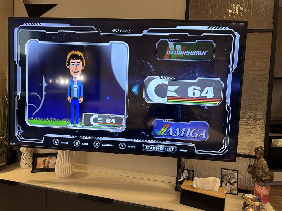 Retro konsola 4K, 41 tys gier, bezprzewodowa, PSX, C64, Amiga, Pegazus