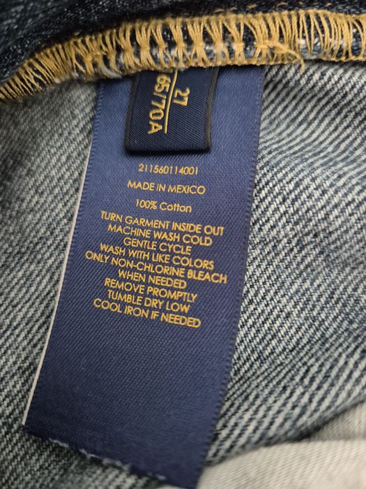 Ralph Lauren jeansy damskie rozmiar 27 spodnie jeansowe z rozdarciami